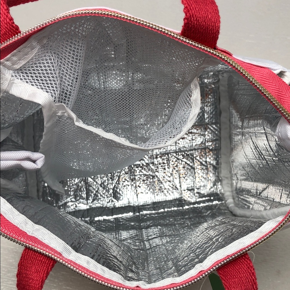 Kate Spade Strawberry Lunch Bag Insulated Zip Top - Picture 8 of 14